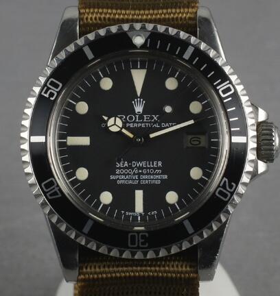 The first Sea-Dweller was water resistant to a depth of 610 meters.