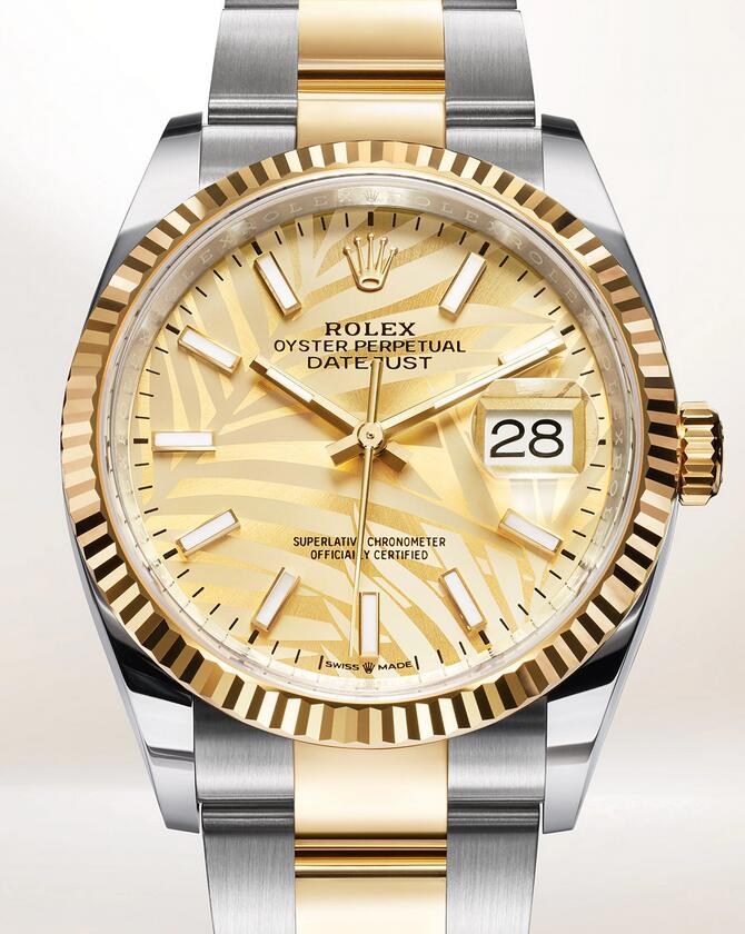 Online sale replica watches are classic and fashionable by combining steel and gold materials.